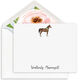 Horse with Rose Wreath Flat Note Cards Image 1 of 3