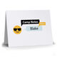 Sunglasses Emoji Speech Bubble Camp Folded Note Cards Image 3 of 3