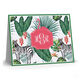 Flamingo and Zebra Folded Note Cards Image 3 of 3