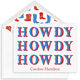 Howdy Folded Note Cards Image 1 of 3