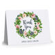 Wreath of Roses Folded Note Cards Image 3 of 3