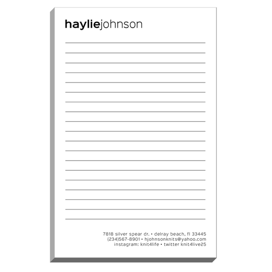 Haylie Notepads