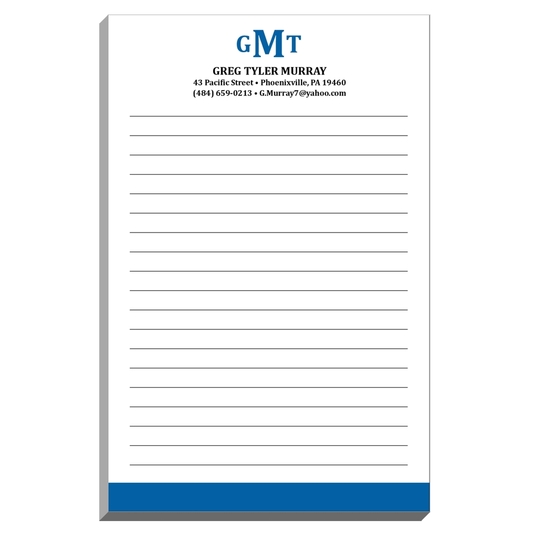 Baseline Block Monogram Notepads
