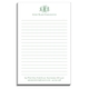 Fancy Script Monogram with Text Notepads Image 2 of 4