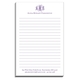 Fancy Script Monogram with Text Notepads Image 4 of 4