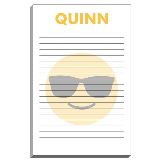 Bold Emoji Sunglasses Notepads