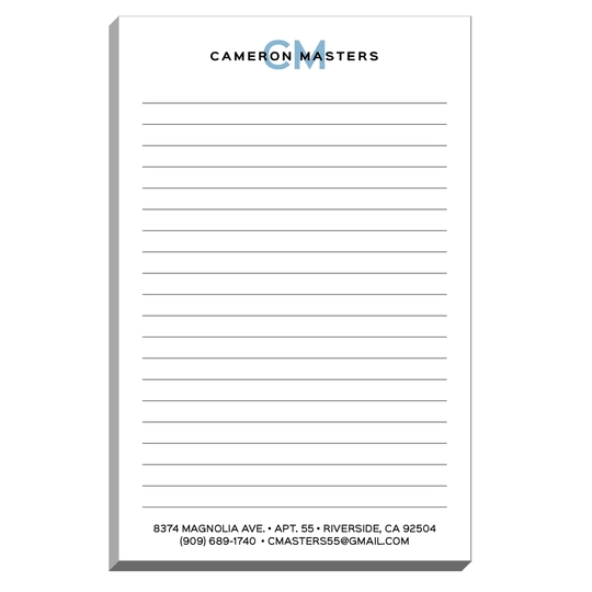 Simplicity Initials Notepads