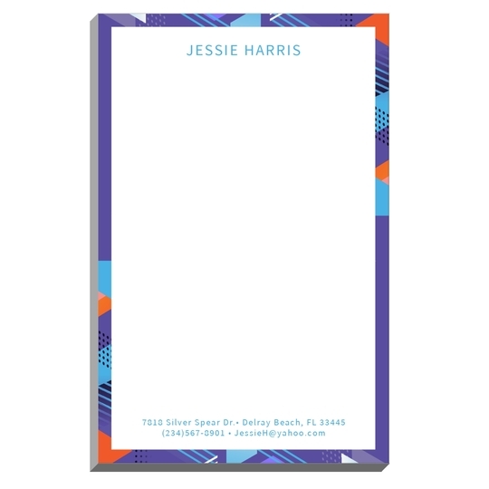 Modern Abstract Geometric Notepads