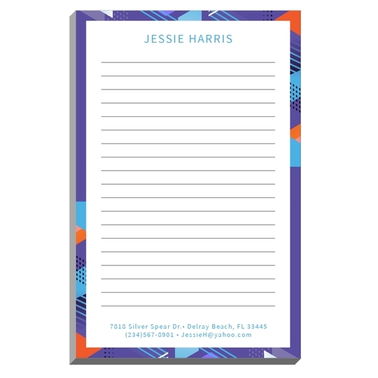 Modern Abstract Geometric Notepads