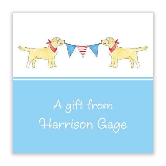 Summer Parade Square Gift Stickers