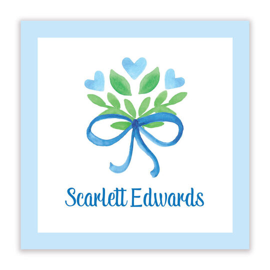 Sweet Blue Floral Gift Enclosures