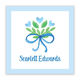 Sweet Blue Floral Gift Enclosures Image 1 of 3