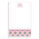 Pink Floral Monogram Notepads Image 1 of 2