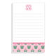 Pink Floral Monogram Notepads Image 2 of 2
