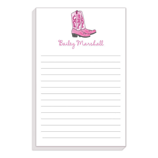 Cowgirl Boots Notepads