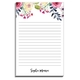 White Watercolor Top Roses Notepads Image 2 of 2