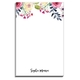 White Watercolor Top Roses Notepads Image 1 of 2
