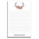 White Decorated Antler Notepads Image 2 of 2