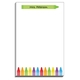 Colorful Crayon Notepads Image 1 of 2