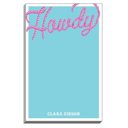 Roped Howdy Notepads