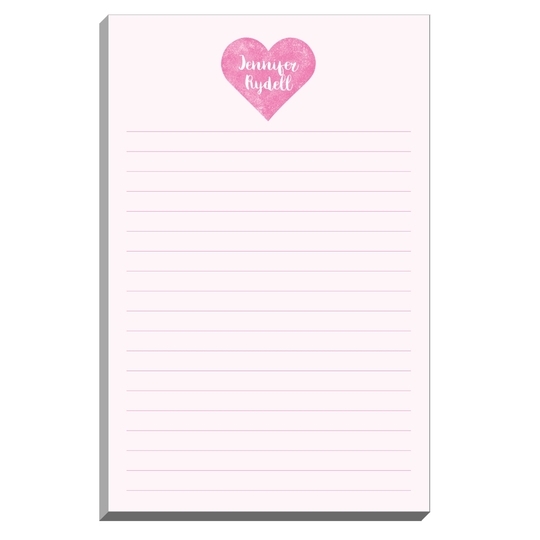 Watercolor Heart Notepads