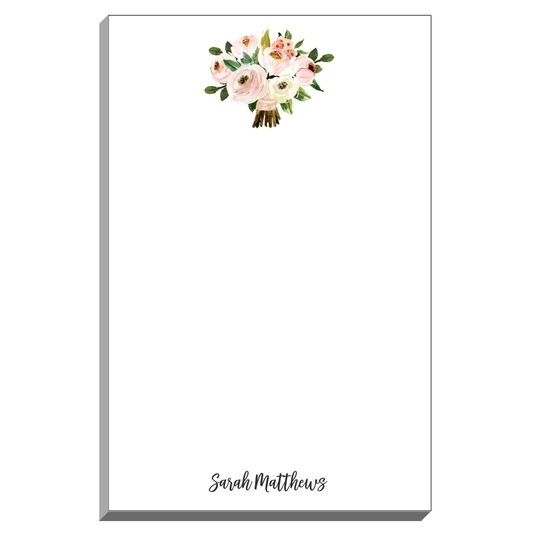 Pink Bouquet Notepad