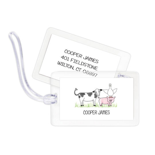 Barnyard Bunch Luggage Tags