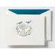 Birdbath Boxed Folded Note Cards - Hand Engraved Image 1 of 2