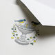 Birdbath Boxed Folded Note Cards - Hand Engraved Image 2 of 2