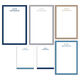 Essential Bordered Notepad Set (6 Pads) Image 4 of 6