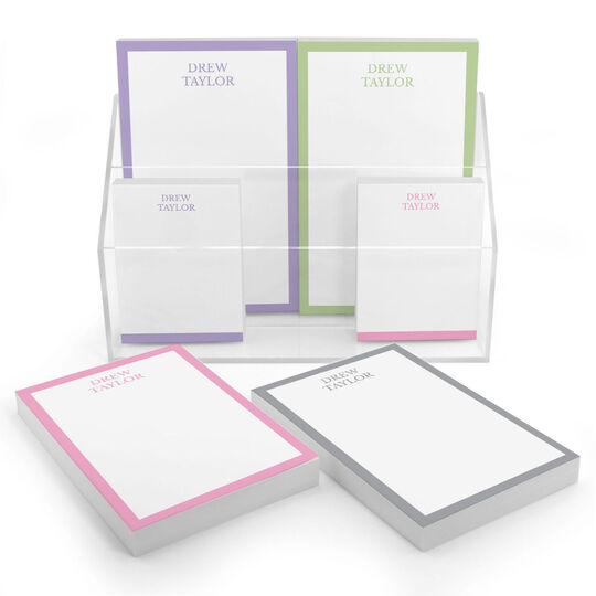 Essential Bordered Notepad Set (6 Pads)