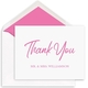 Informal Script Thank You Cards Image 1 of 4