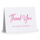 Informal Script Thank You Cards Image 3 of 4