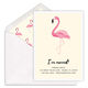 Chic Flamingo Moving Announcements Image 4 of 5