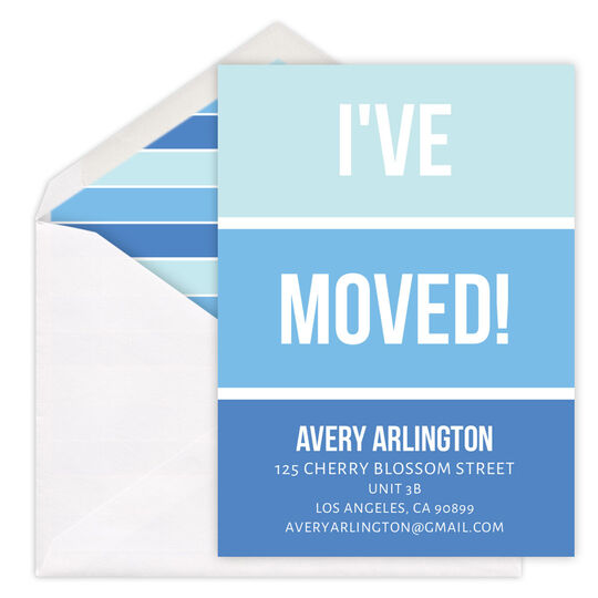 Paint Swatch Moving Announcements