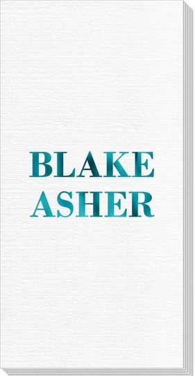 Two Bold Names Deville Guest Towels