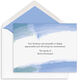 Blue Watercolor Folded Sympathy Cards Image 4 of 4