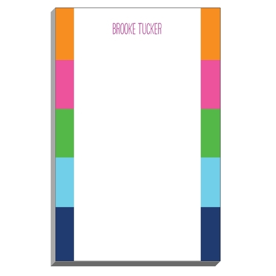 Sorbet Stripes Notepad