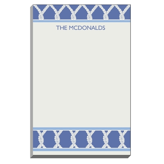Blue Ropes Notepad