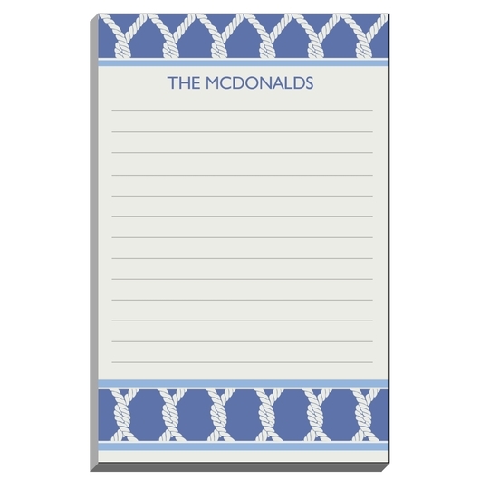 Blue Ropes Notepad