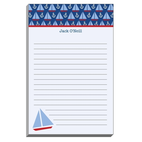 Sailboats Notepad