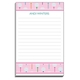 Pink Golf Balls Notepad Image 2 of 2