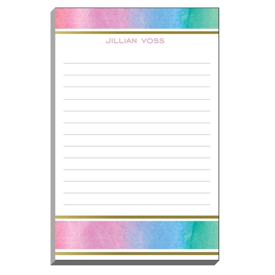 Pastel Watercolor Notepad