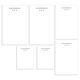 Petite Square Notepad Set (6 Pads) Image 2 of 4