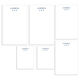 Petite Square Notepad Set (6 Pads) Image 4 of 4