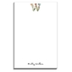 White Garden Initial Notepad Image 1 of 2