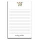 White Garden Initial Notepad Image 2 of 2