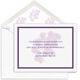 Violet Bouquet Folded Sympathy Cards Image 1 of 3