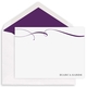 Elegant Top Flourish Flat Note Cards Image 1 of 2