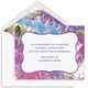 Purple Pansy Folded Sympathy Cards Image 1 of 3